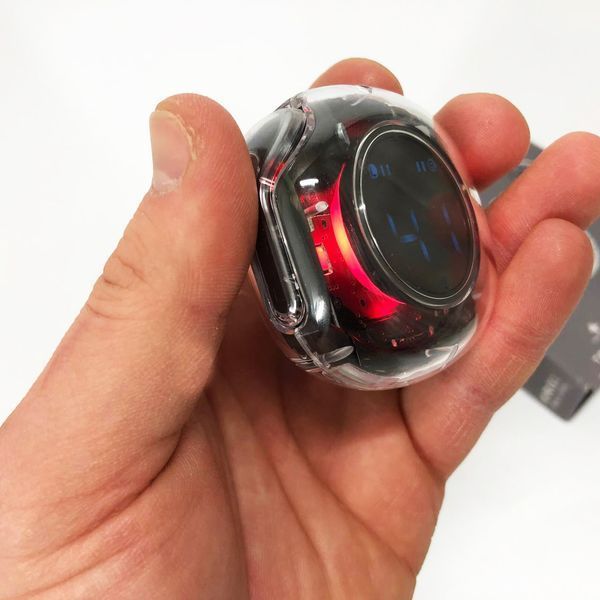 Беспроводные наушники TWS T8 PRO с прозрачным кейсом Вакуумные LED дисплей Bluetooth 5.3. Цвет: черный 00023861 фото