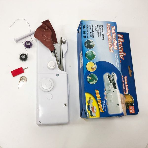Портативная мини-швейная машинка HANDY SWITCH CS-101B, Ручная швейная машинка удобная компактная 00013471 фото