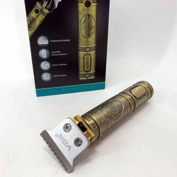 Машинка для стрижки мужская VGR V-085 Электробритва с насадками для бороды Окантовочная машинка 00014345 фото
