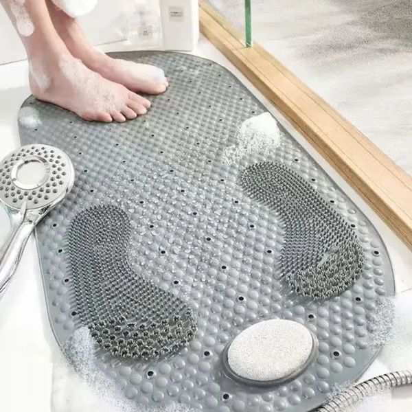 Нековзний килимок з шліфувальним каменем для ванної кімнати Bathroom mat 00024577 фото