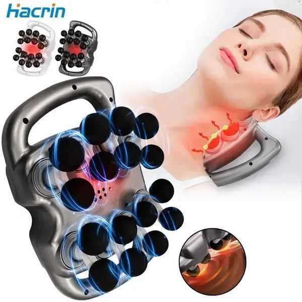 Вібромасажер для м'язів з 16 головками Massage Gun WNK-569 00015669 фото