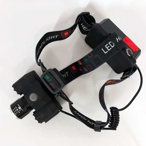 Яркий светодиодный налобный фонарь Bailong Police BL-T78 5 led белый, налобный фонарик с usb зарядкой 00022908 фото