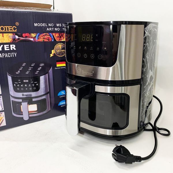 Аерофритюрка для смаження без масла Domotec MS-3221 3500 Вт 7 л 00019952 фото