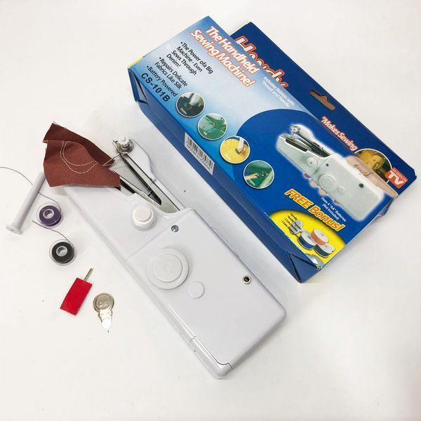 Портативная мини-швейная машинка HANDY SWITCH CS-101B, Ручная швейная машинка удобная компактная 00013471 фото