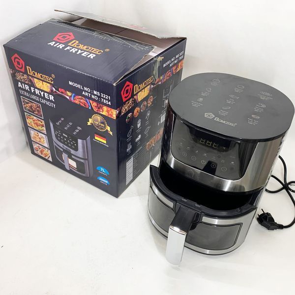 Аерофритюрка для смаження без масла Domotec MS-3221 3500 Вт 7 л 00019952 фото