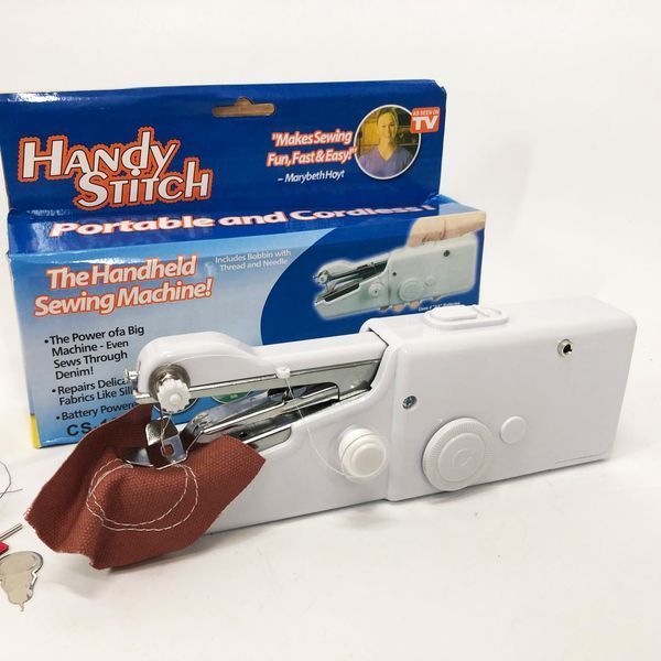 Портативная мини-швейная машинка HANDY SWITCH CS-101B, Ручная швейная машинка удобная компактная 00013471 фото