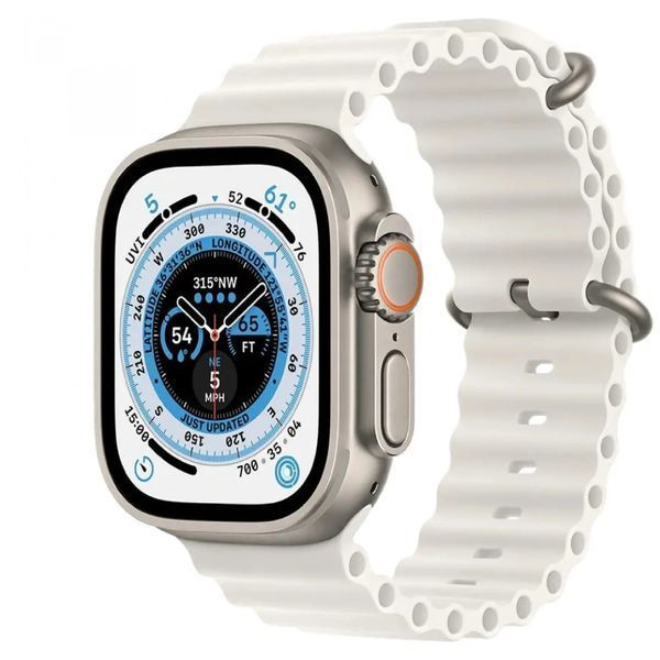 Смарт годинник L8 Ultra Max 49 mm 1:1 Apple Watch! AMOLED.Преміум якість. Є гвинти та фіксатор ремінця 00018100 фото