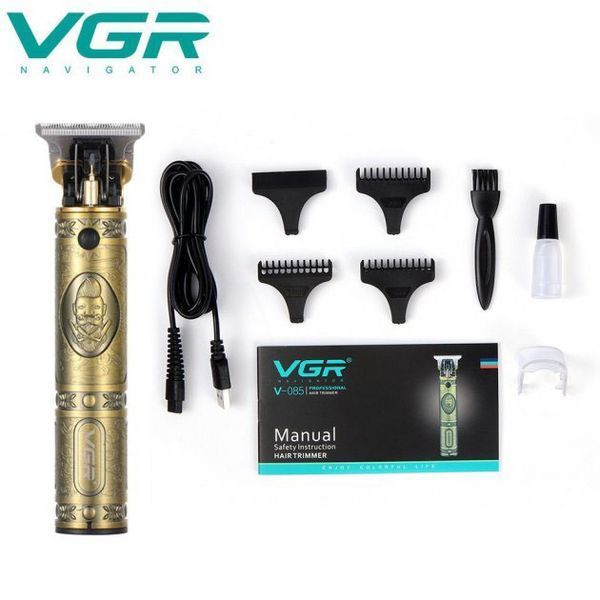 Машинка для стрижки мужская VGR V-085 Электробритва с насадками для бороды Окантовочная машинка 00014345 фото