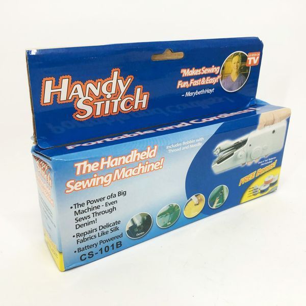 Портативная мини-швейная машинка HANDY SWITCH CS-101B, Ручная швейная машинка удобная компактная 00013471 фото