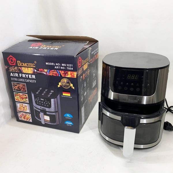 Аерофритюрка для смаження без масла Domotec MS-3221 3500 Вт 7 л 00019952 фото
