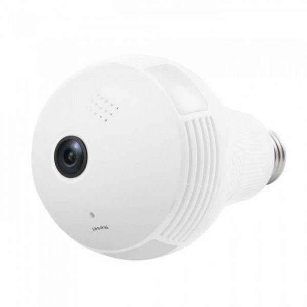 Камера видеонаблюдения лампочка SMART+DVR WI-FI H302 CAD-B13, Панорамная камера видеонаблюдения 00017777 фото