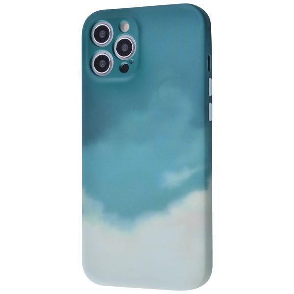 Чохол для Apple Iphone 12 Pro Max рожево-фіолетовий градієнт 00023773 фото