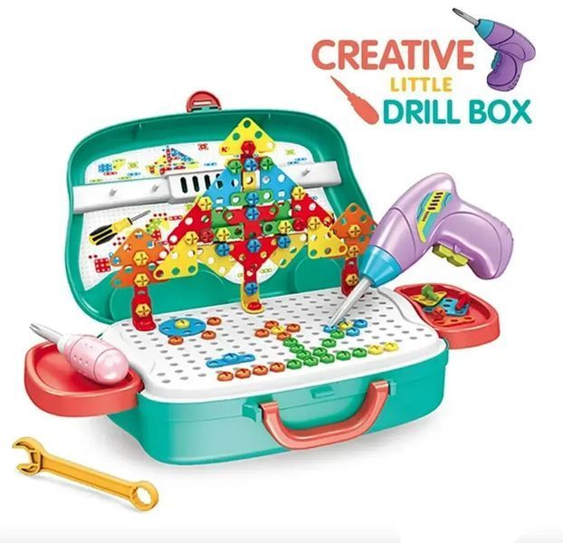 Детский чемоданчик Ремонт Creative Little Drill Box 00016466 фото