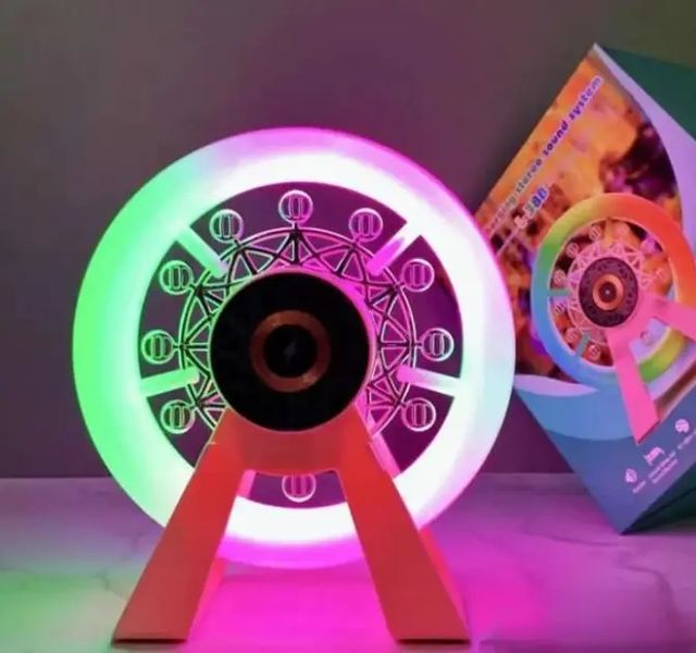 Многофункциональный аккумуляторный ночник-колонка "Карусель" с RGB-подсветкой L-38В 00016692 фото