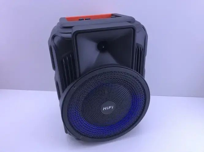Колонка музична Портативна Bluetooth колонка зі світломузикою RX-8135W з LED-підсвічуваннямBluetooth RX-8135W 00018021 фото