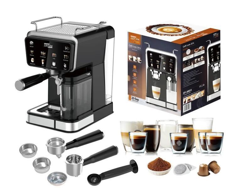 Кофемашина Zepline ZP-6803/3000 Вт, 20 Bar, 8 напитков, ESPRESSO COOL 00021030 фото