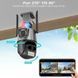 Уличная охранная поворотная wifi камера dual lens zoom 8mp сирена, зум, удаленным доступом онлайн 00017363 фото 4