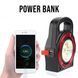 Переносной фонарь прожектор 6678С-3LED+5COB с солнечной панелью и функцией Power Bank, ручной прожектор 00022880 фото 4
