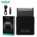 Електробритва VGR V-376 BLACK шейвер, Бюджетна машинка для стрижки бороди, Бездротова електробритва 00015193 фото 1