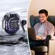 Беспроводные наушники TWS T8 PRO с прозрачным кейсом Вакуумные LED дисплей Bluetooth 5.3. Цвет: черный 00023861 фото 3