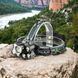 Яркий светодиодный налобный фонарь Bailong Police BL-T78 5 led белый, налобный фонарик с usb зарядкой 00022908 фото 42