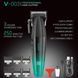 Машинка для стрижки волос аккумуляторная Professional Turbo с разными насадками VGR V-003. Цвет: зеленый 00014482 фото 3