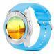 Умные смарт-часы Smart Watch V8. Цвет: синий 00022453 фото 2