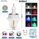 Світлодіодна LED лампа з акумулятором T38-COB+SMD(RGB) 2x18650 сонячна батарея 00023226 фото 1