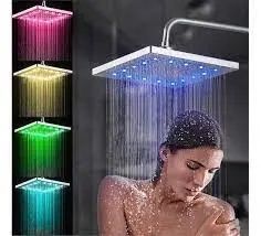 Насадка для душу з LED підсвічуванням RGB LED SHOWER Світлодіодна Лійка 00012982 фото