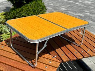 Бежевый Стол компактный складной для дома, кемпинга-пикника Folding table AND844-846 00015561 фото