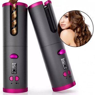Плойка авто-бігуді для завивки волосся бездротовий Ramindong Hair curler. Колір: сірий 00015246 фото