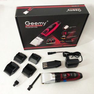 Профессиональная машинка для стрижки волос GEMEI GM-550 с двумя аккумуляторами, Бритва триммер для бороды 00014313 фото