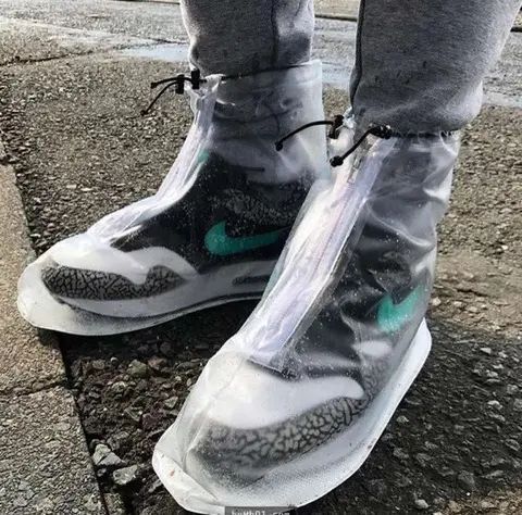 Дождевики для обуви Бахилы от дождя Чехлы на обувь от дождя Dry Steppers Shoes Cover 00024546 фото