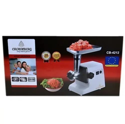 Мясорубка электрическая Crownberg CB-4212 с соковыжималкой 00020698 фото