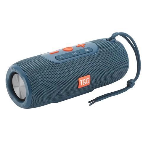 Портативная Bluetooth колонка TG341 со шнурком, Беспроводная колонка портативная мощная. Цвет: синий 00017221 фото