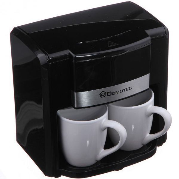 Крапельна кавоварка Domotec MS-0708 500 Вт з двома чашками 00019798 фото