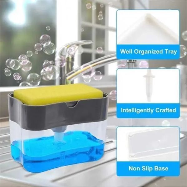 Дозатор Мыла Soap Pump Sponge Caddy (0115) 00019285 фото