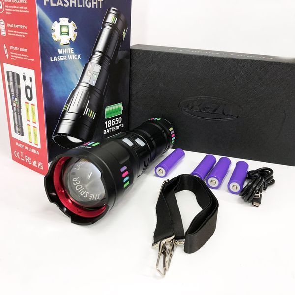 Фонарь NIGHT VISION FLUORESCENCE G01-PM60-TG, Мощный карманный фонарик, Сильный фонарик 00023355 фото