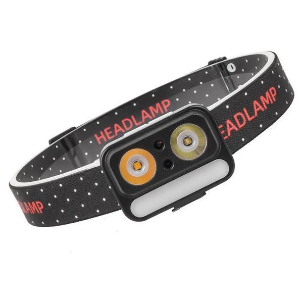 Фонарь налобный 2069-XPG+XPG+5SMD Motion sensor 00023227 фото
