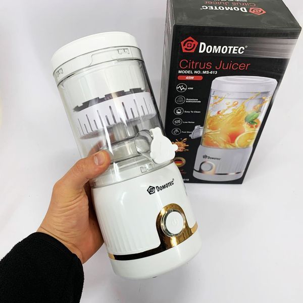 Соковыжималка для цитрусовых Domotec MS-613 250мл. Цвет: белый 00019478 фото