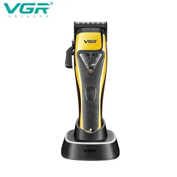 Машинка для стрижки VGR V-015 акумуляторна бездротова професійна 6 насадок 00014483 фото