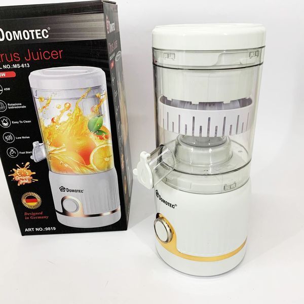 Соковыжималка для цитрусовых Domotec MS-613 250мл. Цвет: белый 00019478 фото