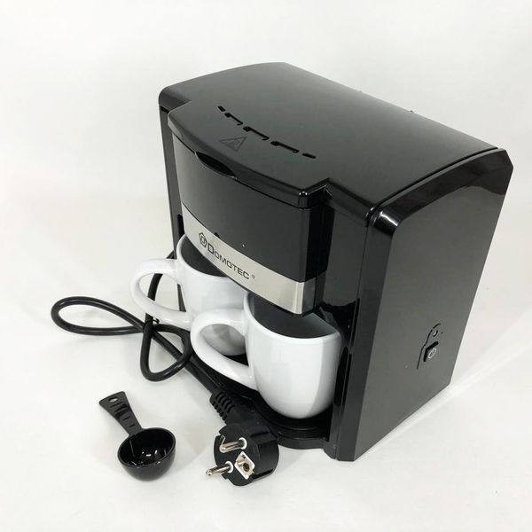 Крапельна кавоварка Domotec MS-0708 500 Вт з двома чашками 00019798 фото