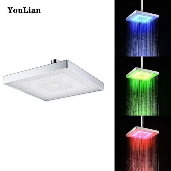 Насадка для душу з LED підсвічуванням RGB LED SHOWER Світлодіодна Лійка 00012982 фото