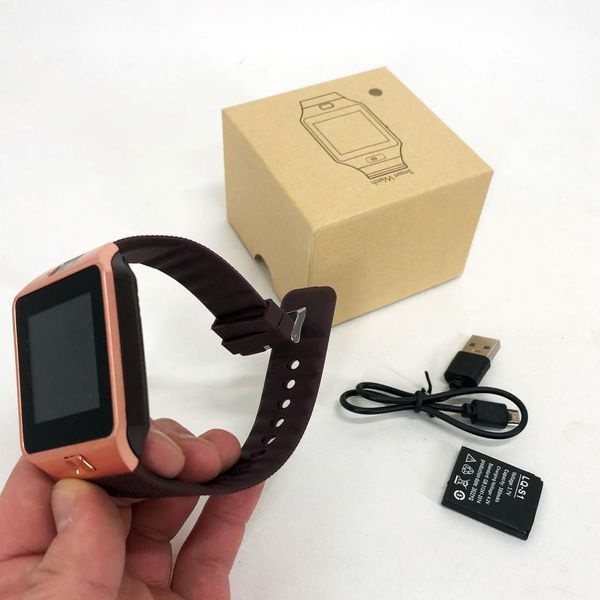Смарт-часы Smart Watch DZ09. Цвет: золотой 00022457 фото