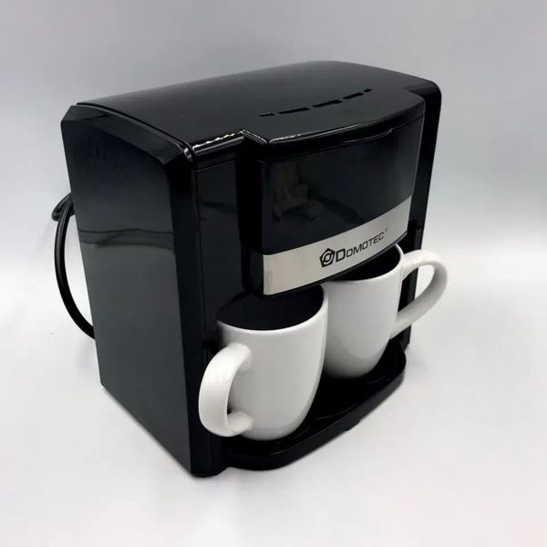 Крапельна кавоварка Domotec MS-0708 500 Вт з двома чашками 00019798 фото