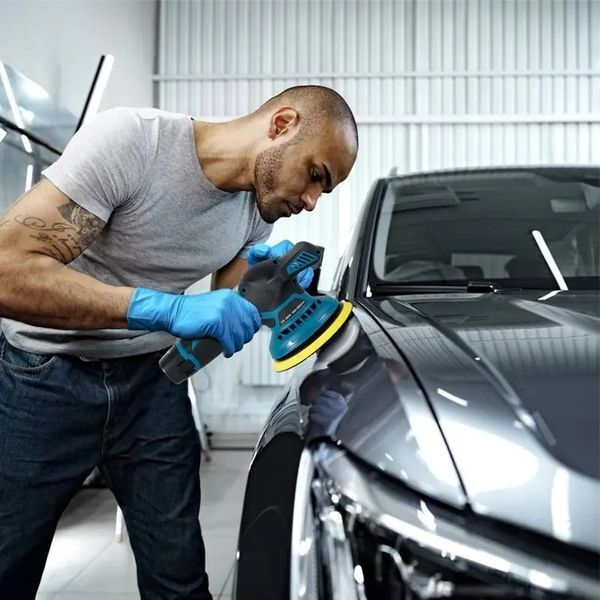 Полировальная машинка Waxing Polisher аккумуляторная с насадками 2 АКБ 00022660 фото
