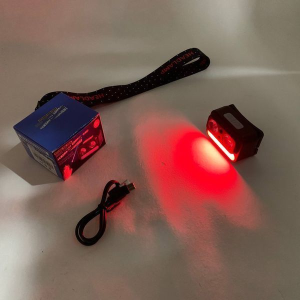 Фонарь налобный 2069-XPG+XPG+5SMD Motion sensor 00023227 фото