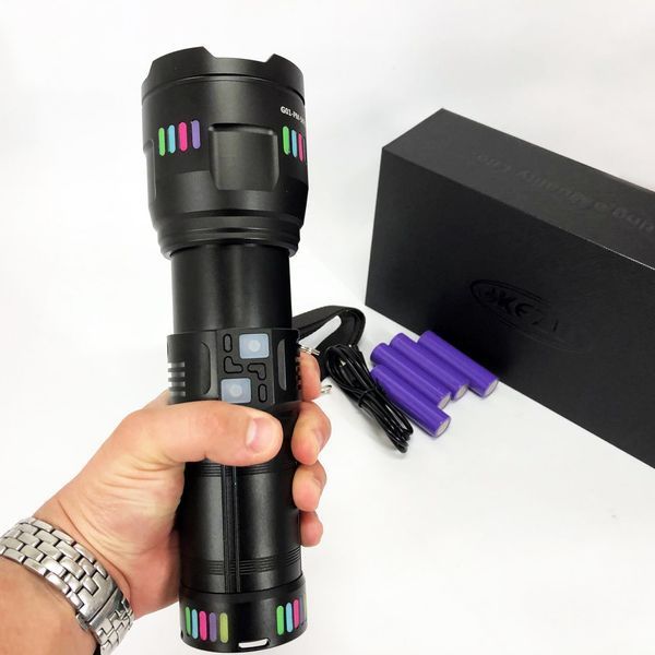 Фонарь NIGHT VISION FLUORESCENCE G01-PM60-TG, Мощный карманный фонарик, Сильный фонарик 00023355 фото