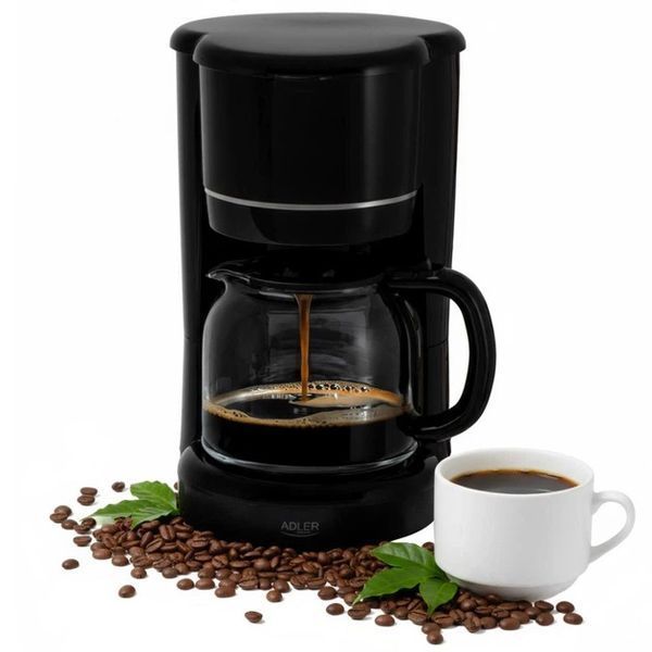 Кофеварка капельная Adler AD 4383 black 1.5Л 900Вт 00020057 фото
